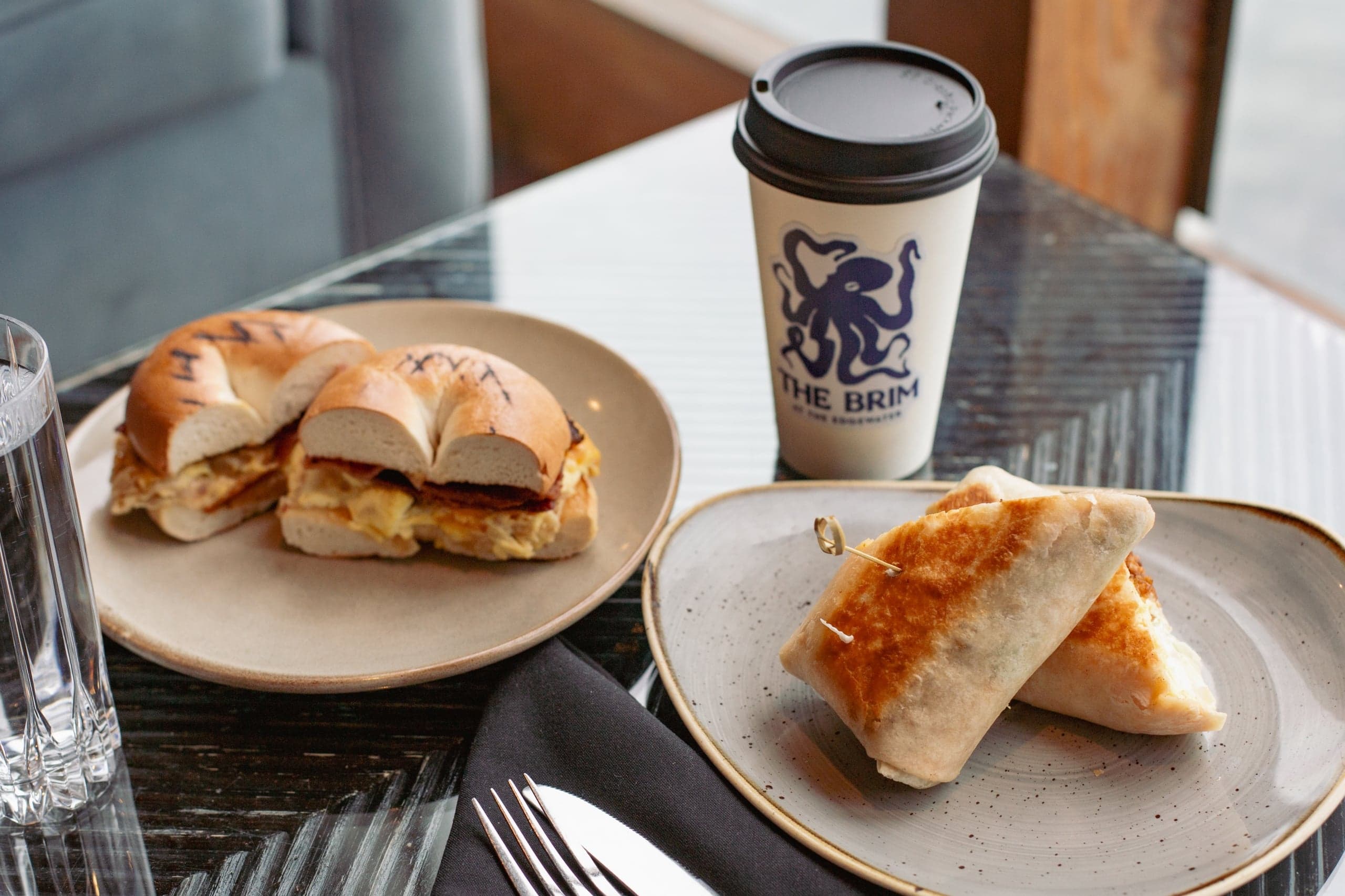 Breakfast at the edgewater hotel