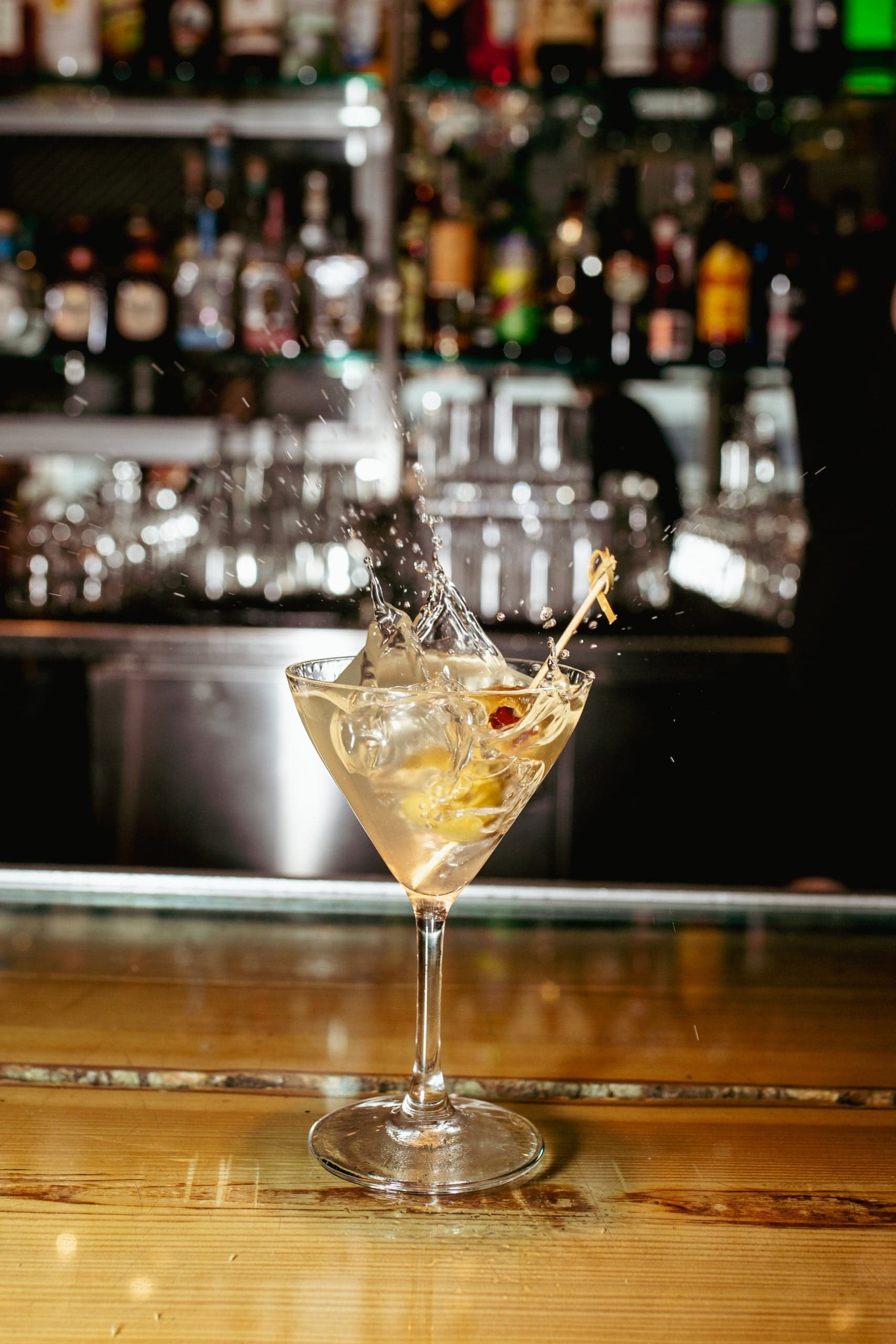 A martini at The edgewater hotel