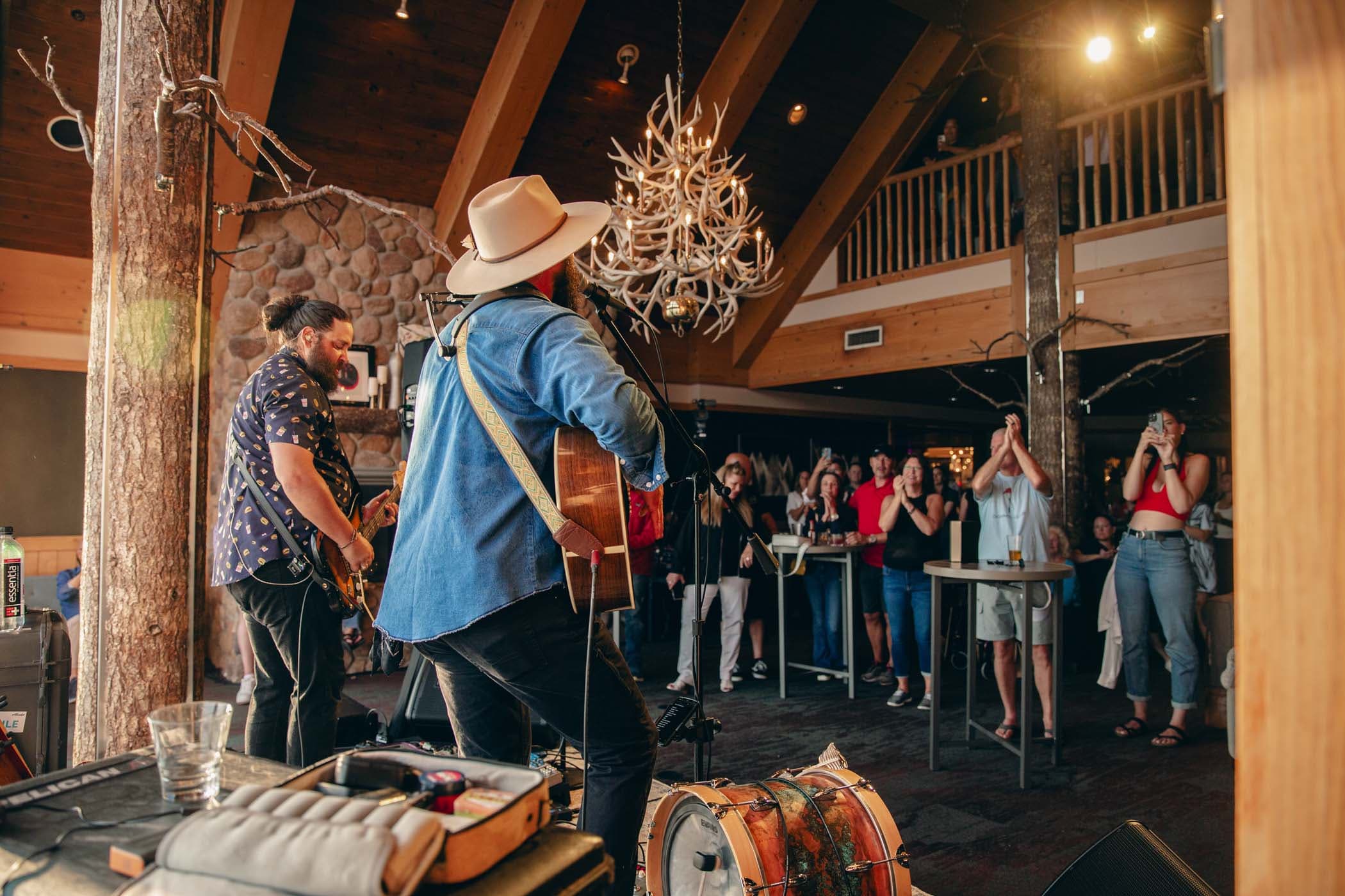 A country band playing Edge