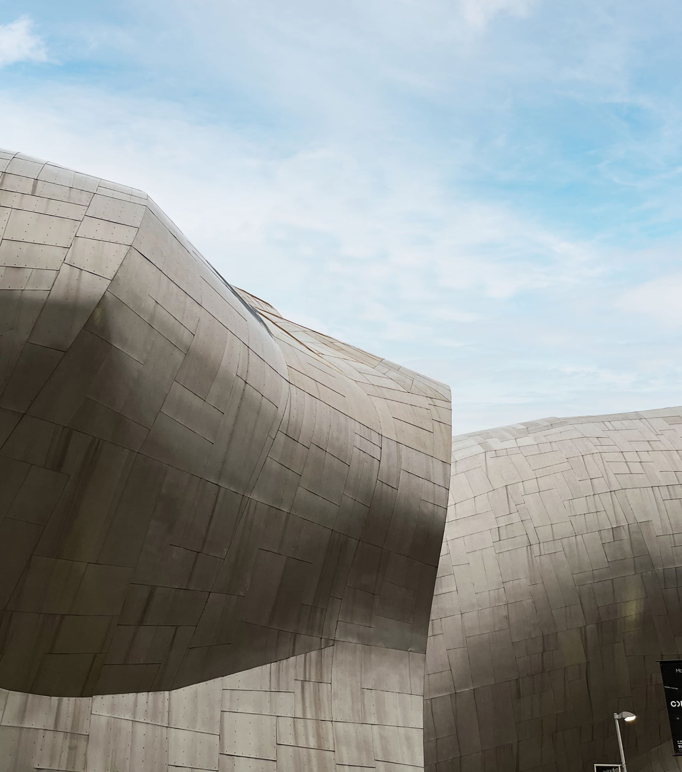 The exterior of the Museum of Pop Culture