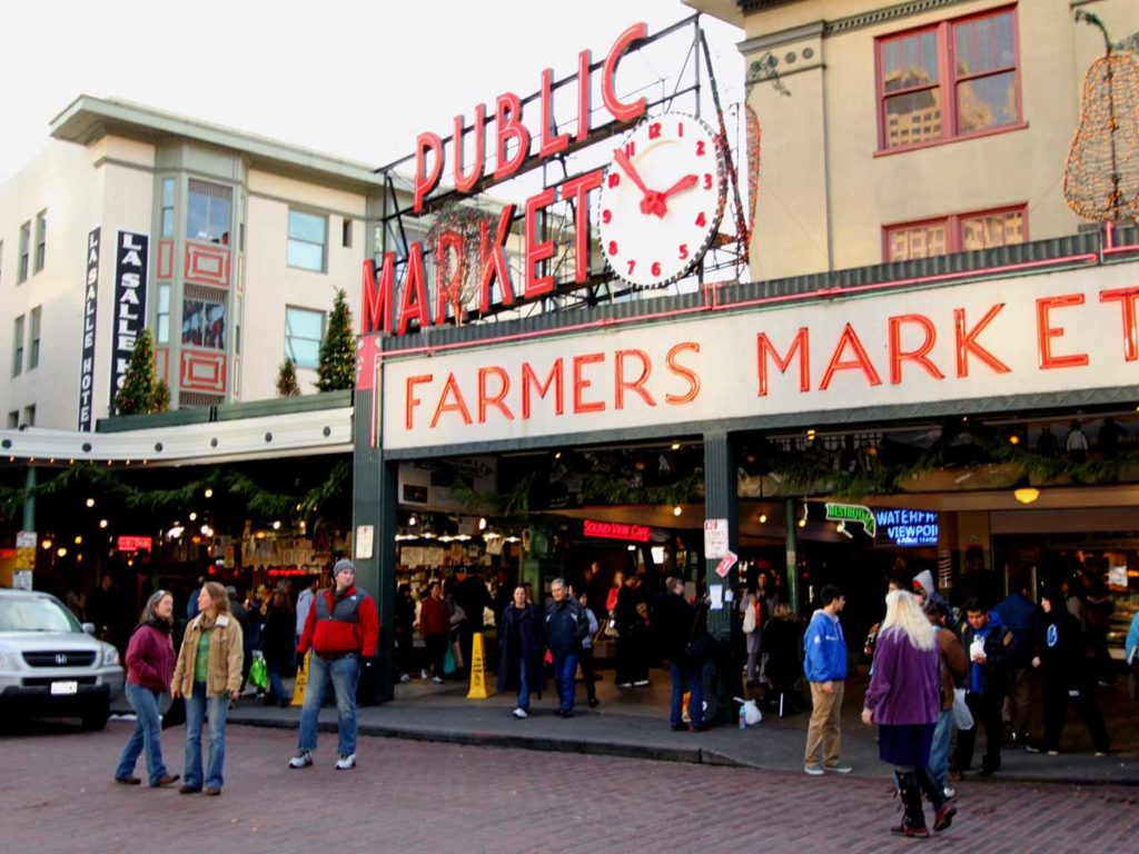 Pike Place Market entrance