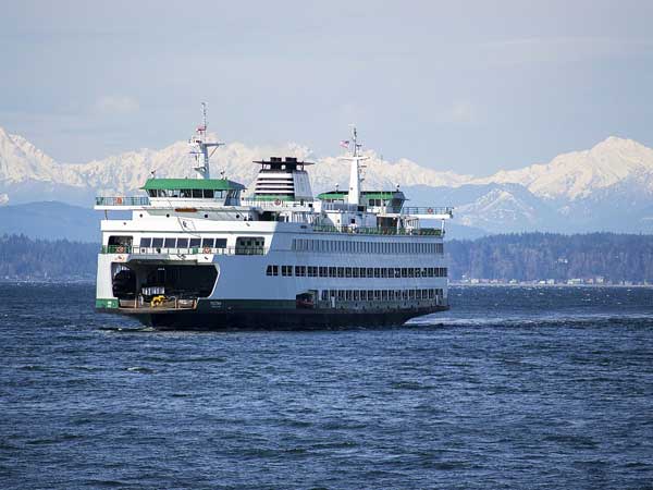 Ferry terminal in Seattle