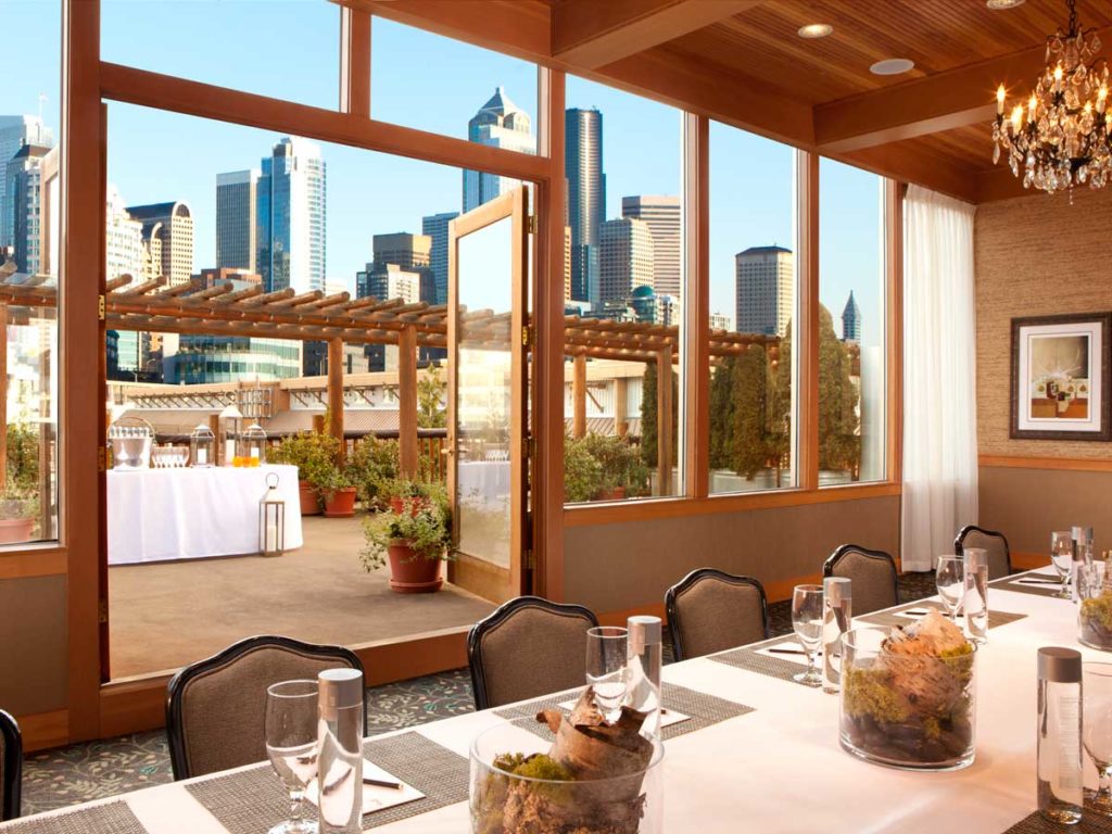Terrace Room at the Edgewater Hotel, in Seattle waterfront