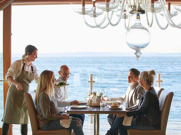 Family Dining At Six Seven Restaurant.