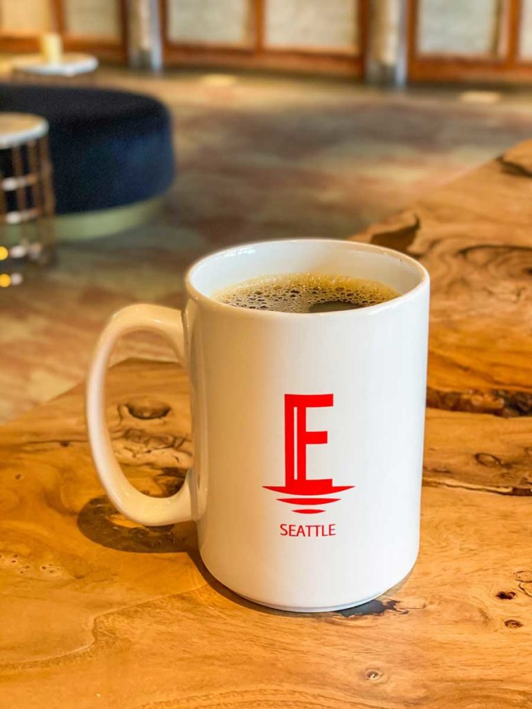 Coffee From The Brim At The Edgewater.
