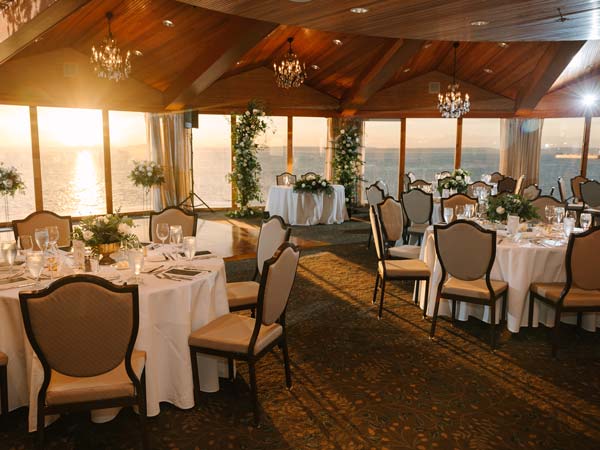 The Olympic Ballroom At Sunset.