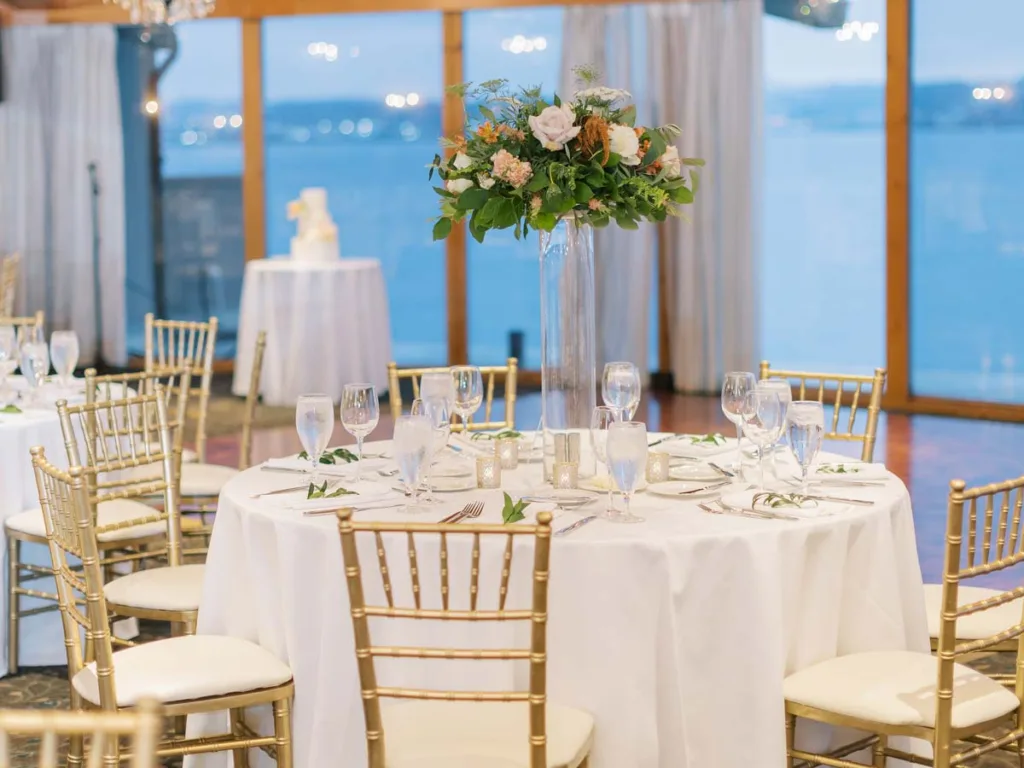 Wedding Reception By The Ocean.