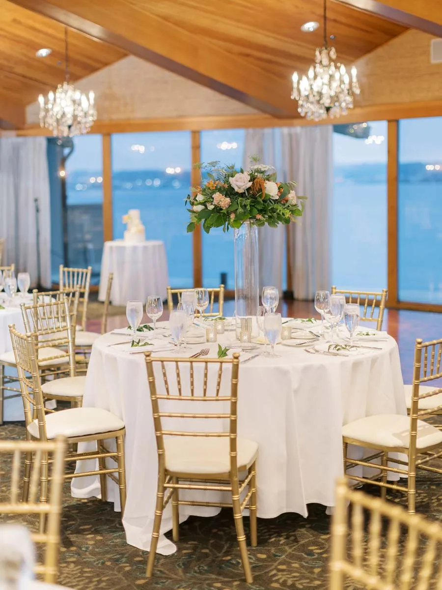 Wedding Reception By The Ocean.