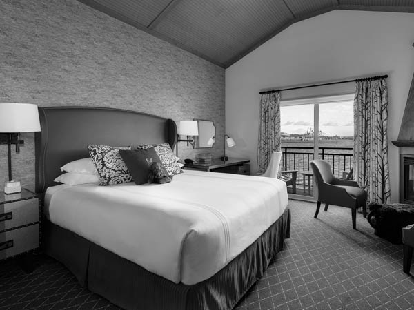 Bedroom In Greyscale