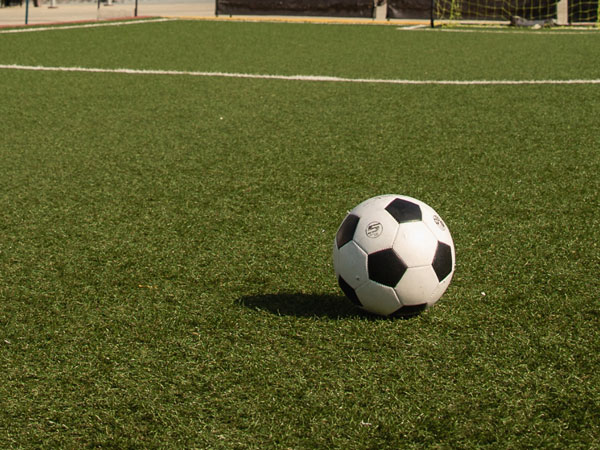Soccer Ball On A Field