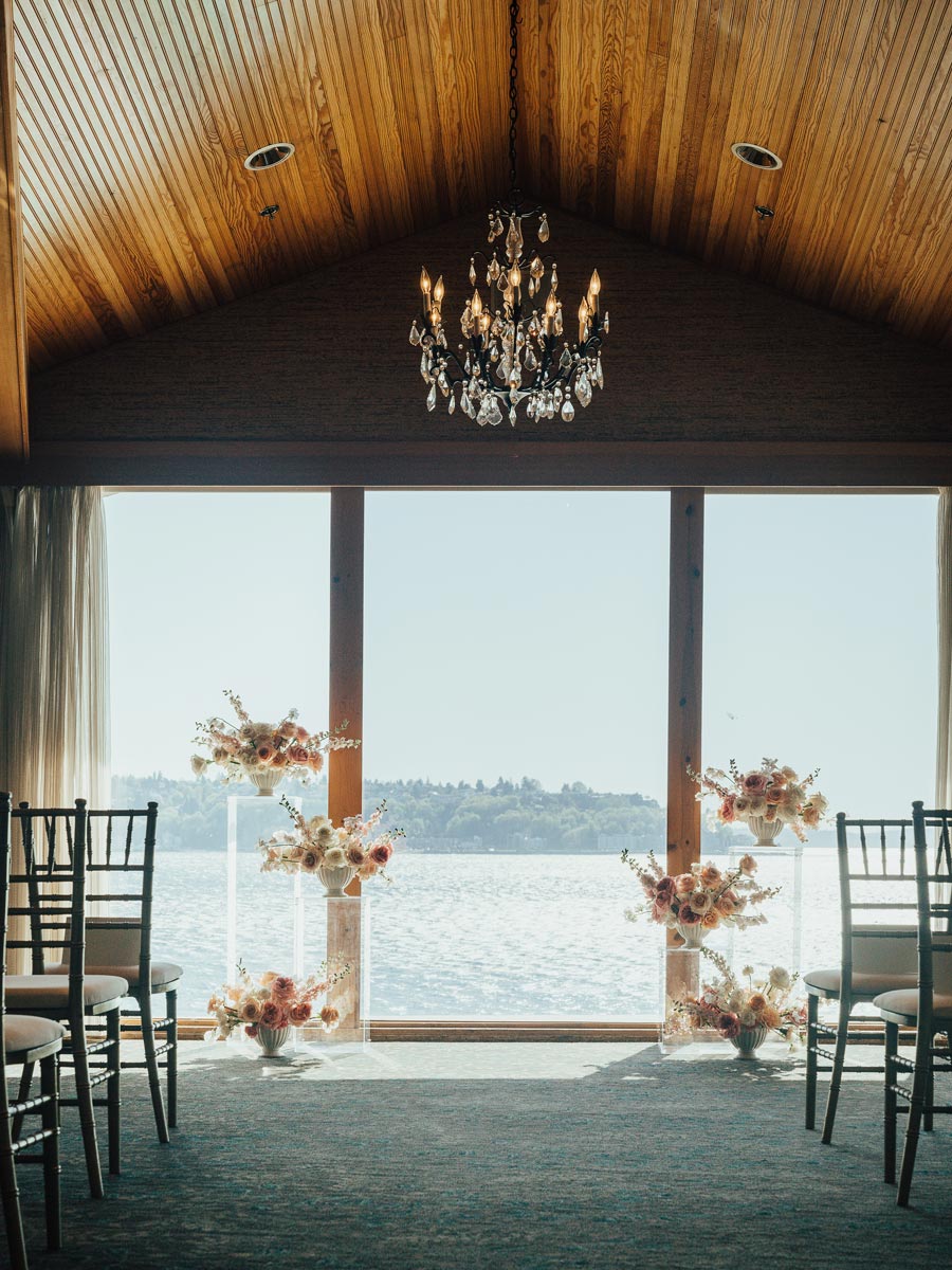 Wedding At The Edgewater With A View Of The Ocean